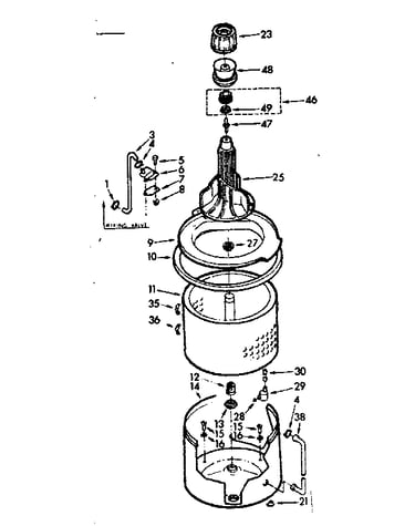 Tub and basket assembly