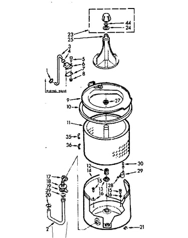 Tub and basket assembly
