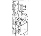 Kenmore 1107005510 cabinet parts diagram