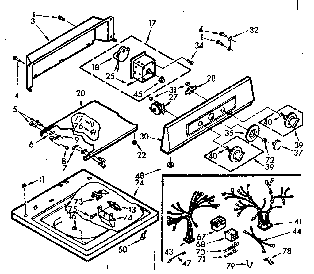 TOP AND CONSOLE ASSEMBLY