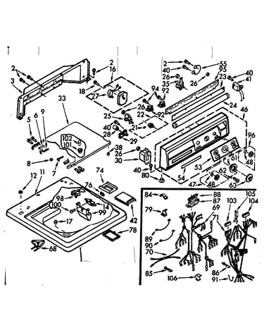 Top and console assembly