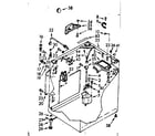 Kenmore 1107105811 cabinet parts diagram
