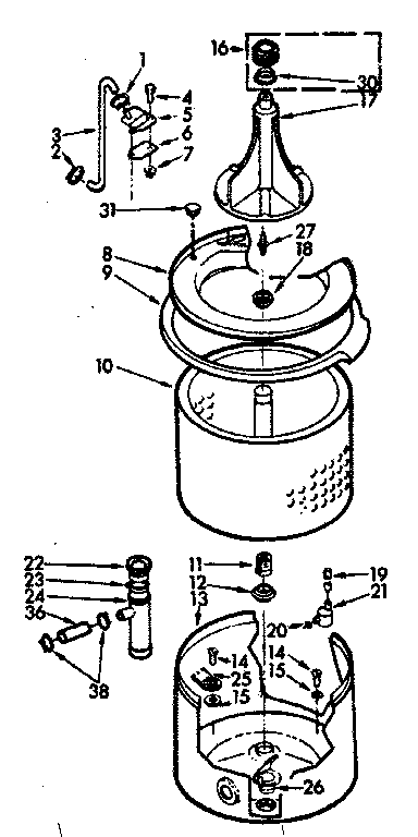 Tub and basket assembly
