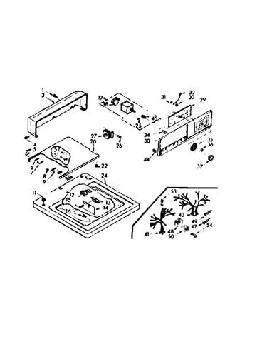 Top and console assembly