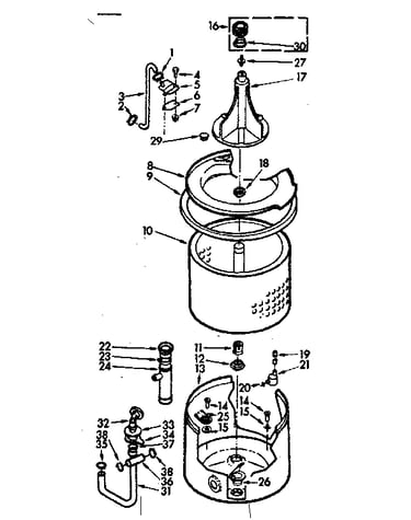 Tub and basket assembly