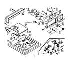 Kenmore 1107204100 top and console assembly diagram