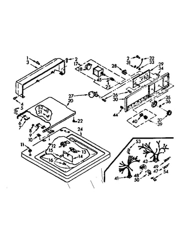 Top and console assembly