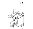 Kenmore 1107204250 cabinet parts diagram