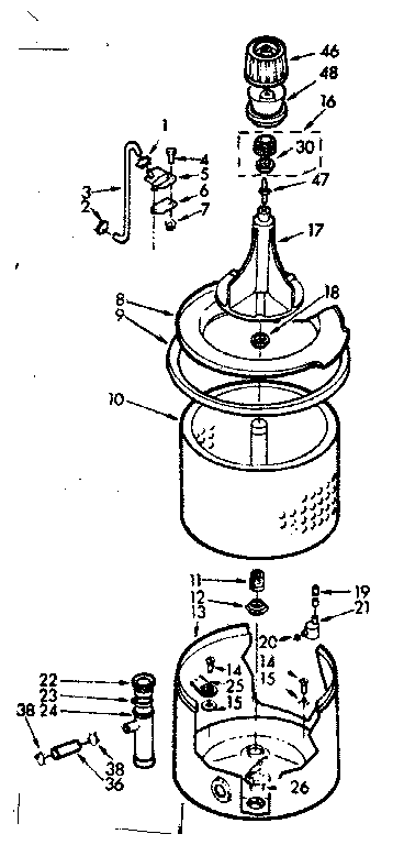 Tub and basket assembly