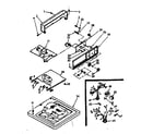 Kenmore 1107204201 top and console assembly diagram