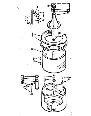 Tub and basket assembly