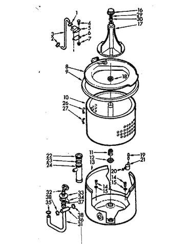 Tub and basket assembly