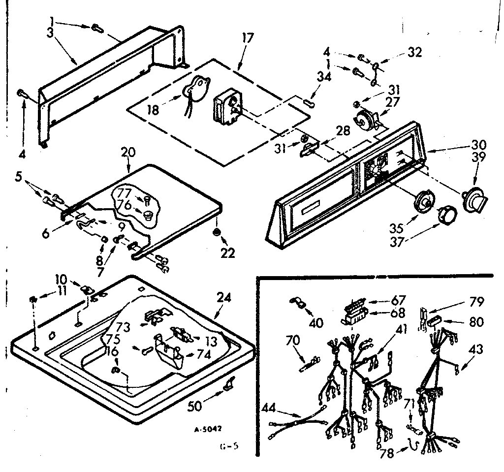 TOP AND CONSOLE ASSEMBLY