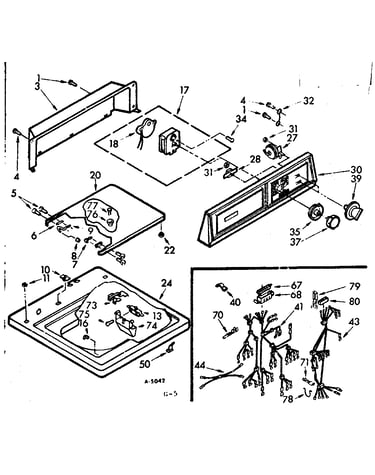 Top and console assembly