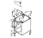 Kenmore 1107204611 cabinet parts diagram
