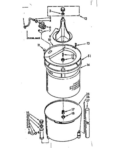 Tub and basket assembly