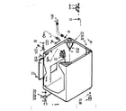Kenmore 1107205612 cabinet parts diagram
