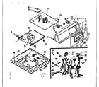 Kenmore 1107204612 top and console assembly diagram