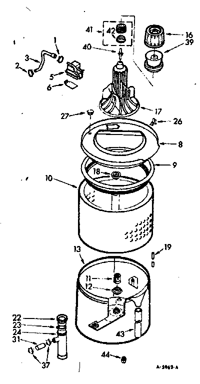 Tub and basket assembly