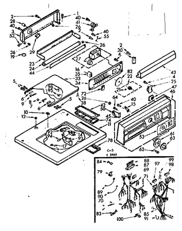 Top and console assembly