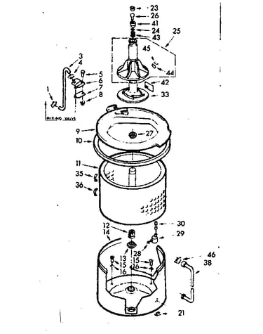 Tub and basket assembly