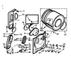Kenmore 1107207210 bulkhead assembly diagram