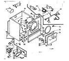 Kenmore 1107207210 cabinet assembly diagram