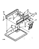 Top and console assembly