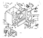 Kenmore 1107207610 cabinet assembly diagram