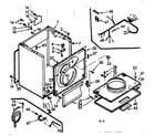 Kenmore 1107207701 cabinet assembly diagram