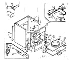 Kenmore 1107207801 cabinet assembly diagram
