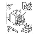Kenmore 1107207901 cabinet assembly diagram
