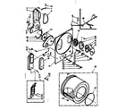 Kenmore 1107208301 bulkhead assembly diagram