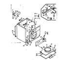 Kenmore 1107208800 cabinet parts diagram