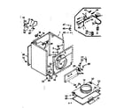 Kenmore 1107208802 cabinet parts diagram