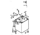 Kenmore 1107215601 cabinet parts diagram
