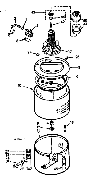 TUB AND BASKET ASSEMBLY