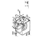 Kenmore 1107214620 cabinet parts diagram
