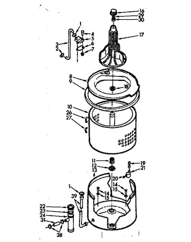 Tub and basket assembly