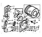 Kenmore 1107217620 bulkhead assembly diagram