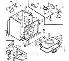 Kenmore 1107217620 cabinet assembly diagram