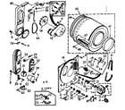 Kenmore 1107217800 bulkhead assembly diagram