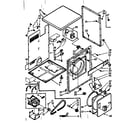 Kenmore 1107218370 cabinet assembly diagram