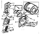 Kenmore 1107218600 bulkhead assembly diagram