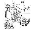 Kenmore 1107218600 cabinet assembly diagram