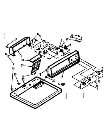 Top and console assembly