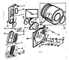 Kenmore 1107218601 bulkhead assembly diagram