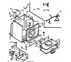 Kenmore 1107218601 cabinet assembly diagram