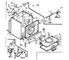 Kenmore 1107218620 cabinet assembly diagram