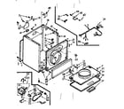Kenmore 1107218621 cabinet assembly diagram